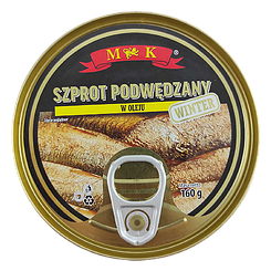 Шпроти в олії Winter МК МК ж/б 160g 36шт/ящ (Код: 00-00004512)