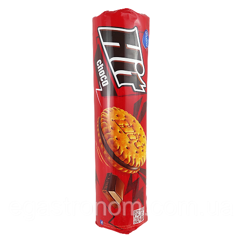 Печиво шоколад Хіт Hit choco 220g 24шт/ящ (Код: 00-00003734)