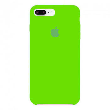 Чохол Silicone case для IPhone 8 Plus Lime green салатовий