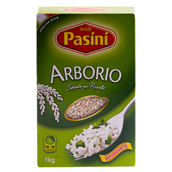 Рис Арборіо Пасіні Pasini 1kg 10шт/ящ (Код: 00-00000493)