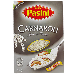 Рис Карнаролі Пасіні Carnaroli 1kg 10шт/ящ (Код: 00-00004675)