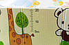 Дитячий складаний розвиваючий термо килимок "Ведмедик на велосипеді + Ростомір" 200х180х1см (248), фото 2