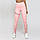 Жіночі стильні лосини/легінси для занять спортом/фітнесом «fitness lovers» (рожевий), фото 2