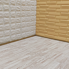 Підлога пазл - модульне підлогове покриття 600x600x10мм біле дерево (МР8), фото 3