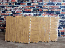 Підлога пазл - модульне підлогове покриття 600x600x10мм золоте дерево (МР2), фото 3