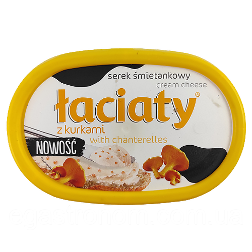 Крем-сир гриб Лаціата Łaciaty 135g 12шт/ящ (Код: 00-00003532), фото 1