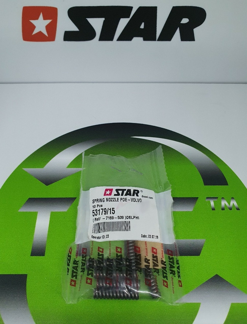 Пружина форсунки Volvo 53179/15 ( Ref/-7169-539 DELPHI) STAR, фото 1