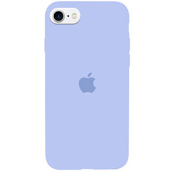 Чохол Silicone case SE 2020 Lilac cream блакитний