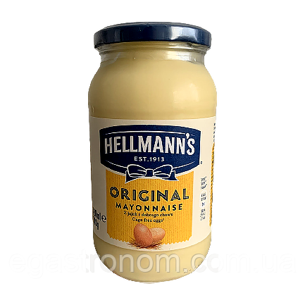 Майонез оригінал Хеллманс Hellmann's Original 405g 12шт/ящ (Код: 00-00000393)