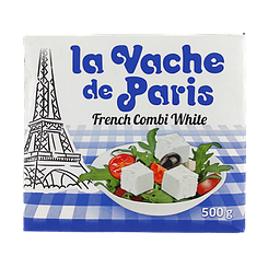 Сир фета Паризька Бурьонка Флешард la Vache de Paris Flechard 500g 12шт/ящ (Код: 00-00001353)