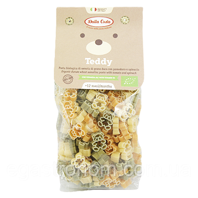Макарони ведмедики Далла Коста Dalla Costa teddy 200g 8шт/ящ (Код: 00-00005083)