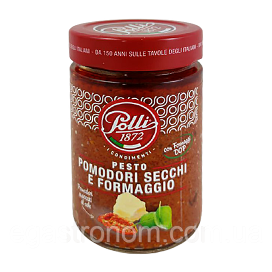 Соус песто червоний сеччі Поллі Polli pesto Secchi 190g 12шт/ящ (Код: 00-00004646)