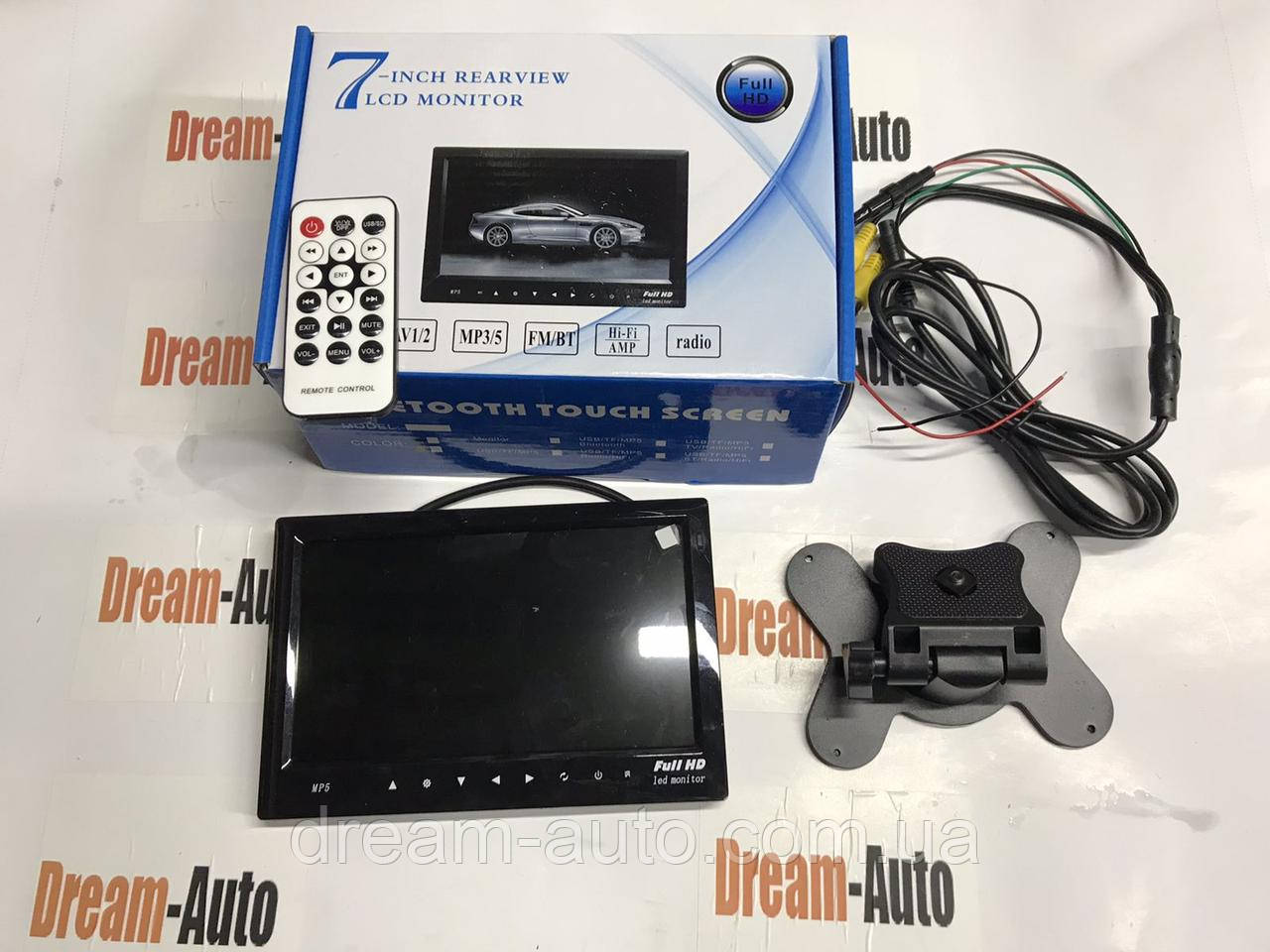 Монітор для камери заднього огляду 7" USB/TF/MP5, фото 1