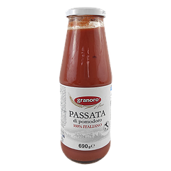 Томатна паста (рідка) Граноро Granoro passata 690g 12шт/ящ (Код: 00-00004079)