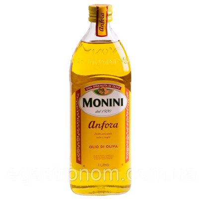 Олія оливкова анфора Моніні Monini anfora 1L 12шт/ящ (Код: 00-00000619)