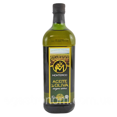 Олія оливкова Монтеріко Monterico extra 1L 12шт/ящ (Код: 00-00001707)