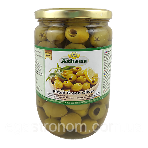Оливки без кістки Атена Athena 360/700g 12шт/ящ (Код: 00-00000578), фото 1