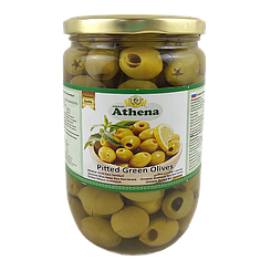 Оливки без кістки Атена Athena 360/700g 12шт/ящ (Код: 00-00000578)