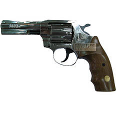 Револьвер під патрон Флобера Alfa 441, нікельований, дерев'яна ручка