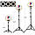 Кільцева світлодіодна LED лампа LC-330 33 см зі штативом та тримачем для телефон, фото 7