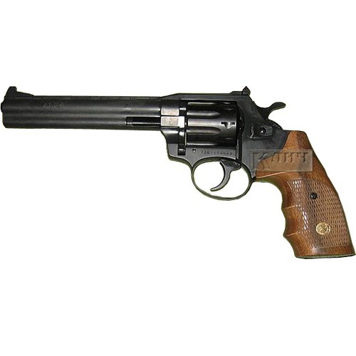 Револьвер під патрон Флобера Alfa 461, чорний, дерев'яна ручка