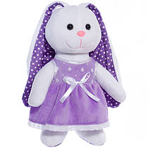 М'яка іграшка зайчик "Принцеса", плюшева іграшка заєць, іграшка зайчик, 32 см