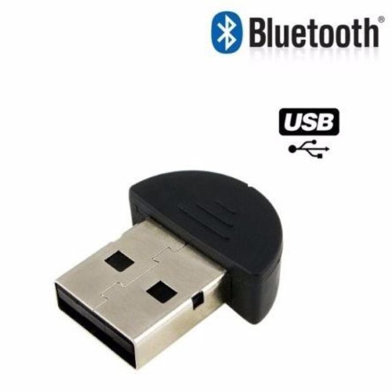 Бездротовий адаптер Mini USB 2.0 Bluetooth V2.0 Dongle для ПК чорний, фото 1