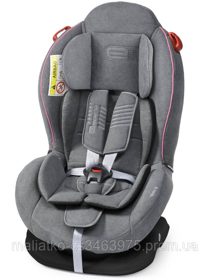 Автокресло Espiro Delta New 08 Gray&Pink - фото 1 - id-p1349450273