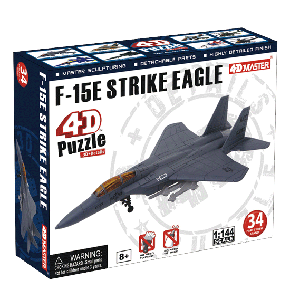 Об'ємний пазл Літак F-15E в масштабі 1/144. 4D Master 26230, фото 1