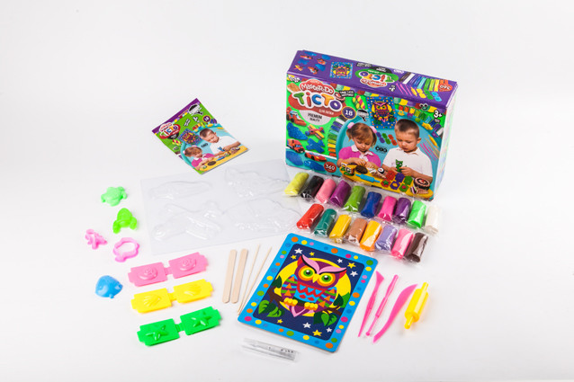 Набір для творчості "Тісто для ліплення "Master Do", укр., 18 кольорів, 360гр. кор. 27*7*19 см (5шт)