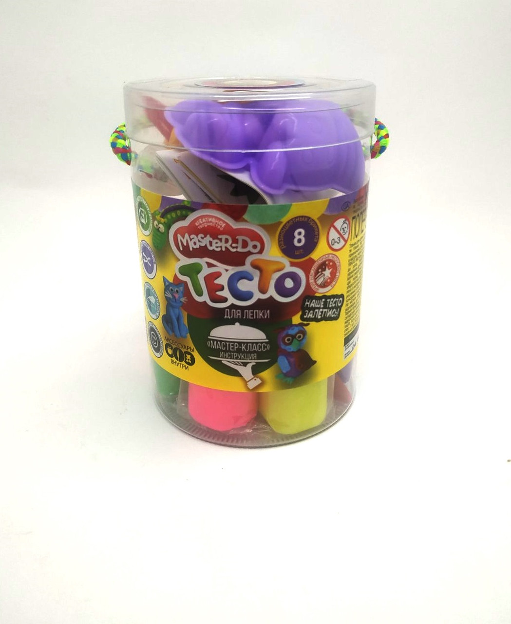 Тісто для ліплення Master Do 8 кольорів 108308