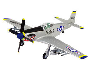 Об'ємний пазл Літак F-51D Mustang в масштабі 1/72. 4D Master 26902, фото 3