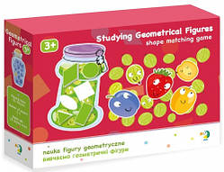 Настільна гра DoDo Вивчаємо геометричні фігури 300139, 24 деталі