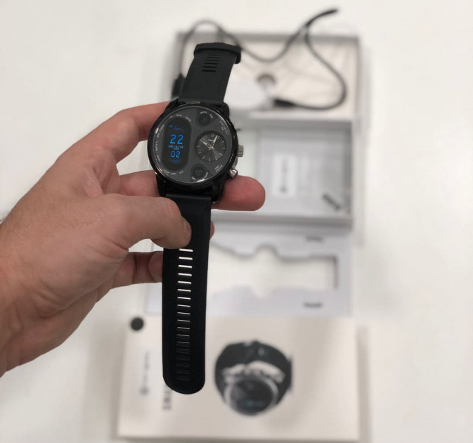 Розумні годинник Smart Watch Max Robotics Hybrid Sporttech ZX-01 BLACK Гібрид Smart Watch механіка і