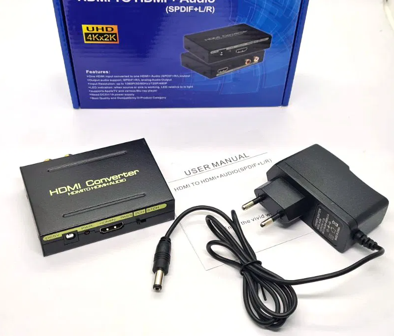 Перетворювач конвертер цифрового а hdmi на spdif (оптику)