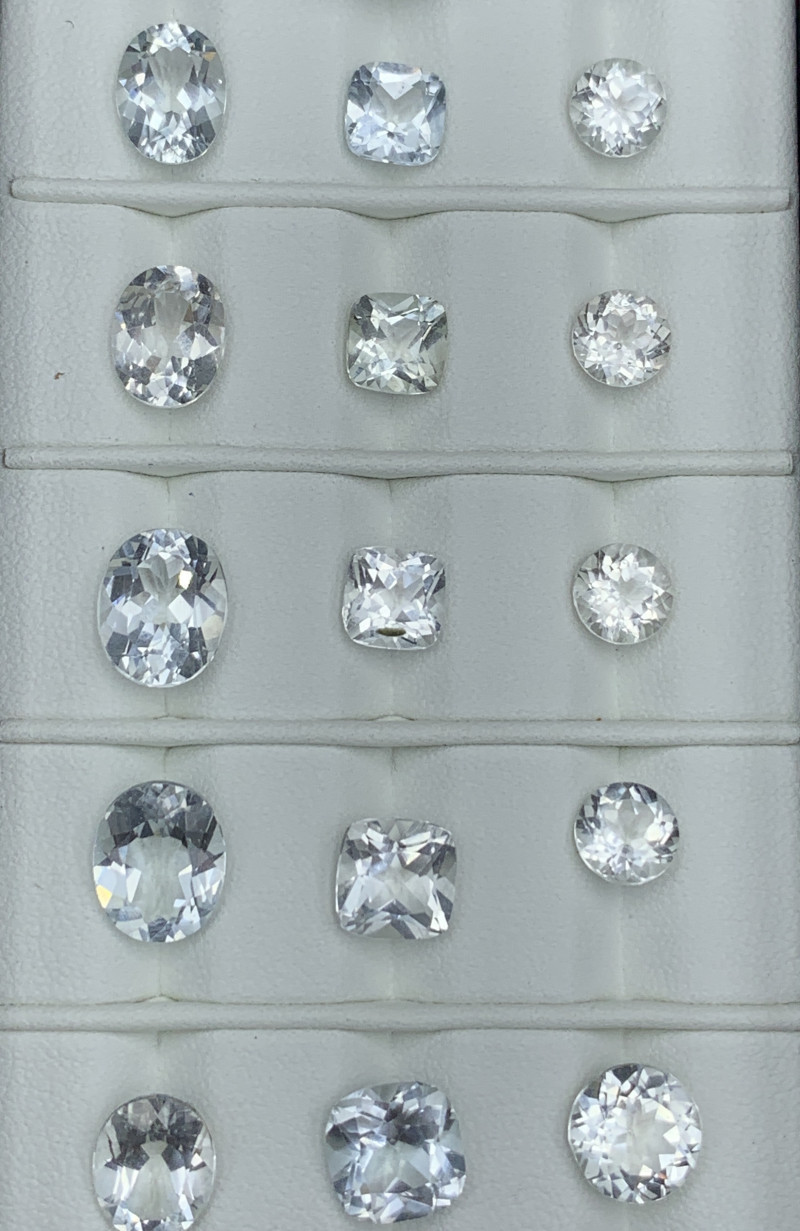 Натуральний топаз від 1.5 до 4.30 карат. Форми огранки коло / овал / радіант, фото 1