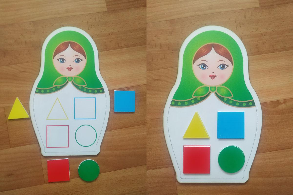 Стенд "Букви, годинник, форми", фото 1