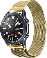 Миланская Петля Milano Galaxy Watch 3 45mm Gold (Самсунг Галакси Вотч 3 45 мм)