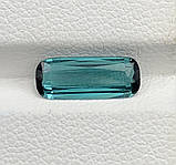 Натуральний турмалін індиголіт 1.28 Сt. 11.5 x 4.68 x 2.64mm, фото 5