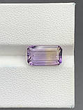 Натуральний Двоколірний Аметрин 3.52Сt. 11.89 x 6.78 x 6.08mm, фото 4