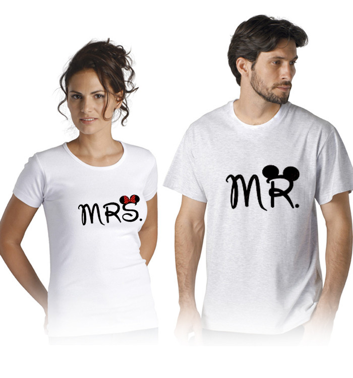 Футболки парні Містер і Міс MR & MRS для закоханих (F0024)
