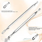 Набір інструментів для чищення особи Beauty&Care з 5 штук з металевим держаком, фото 10