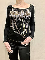 Кофта жіноча трикотажна Balizza тонка коричнева