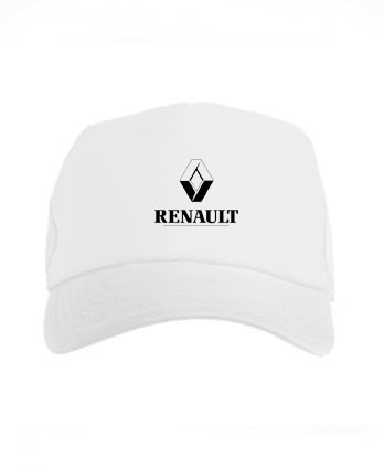 Спортивна кепка Renault, Рено, тракер, річна кепка, чоловіча, жіноча, ,білого кольору,