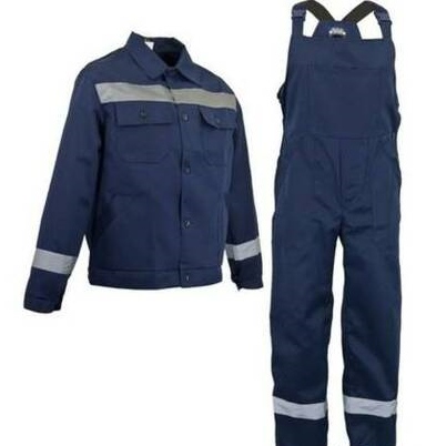 Костюм робочий чоловічий напівкомбінезон і куртка тканина Грета, фото 1