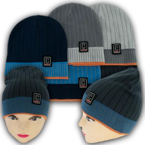 ОПТ В'язані дитячі шапки для хлопчика, р. 46-48 (5 шт./набір), фото 1