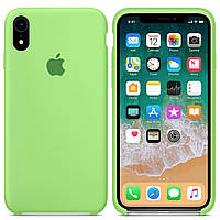 Чехол Silicone Сase для Iphone XR бампер накладка Mint