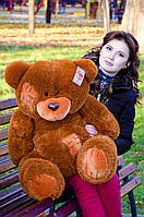 М'яка іграшка подарунок на 8 березня плюшевий ведмедик плюшевий мішка Потап 90 см Коричневий