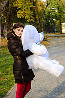 М'яка іграшка подарунок на 8 березня плюшевий ведмедик плюшевий мішка Бойд 125 см Білий, фото 3