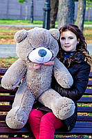 М'яка іграшка подарунок на 8 березня плюшевий ведмедик плюшевий мішка Рафаель 100 см Капучіно, фото 3